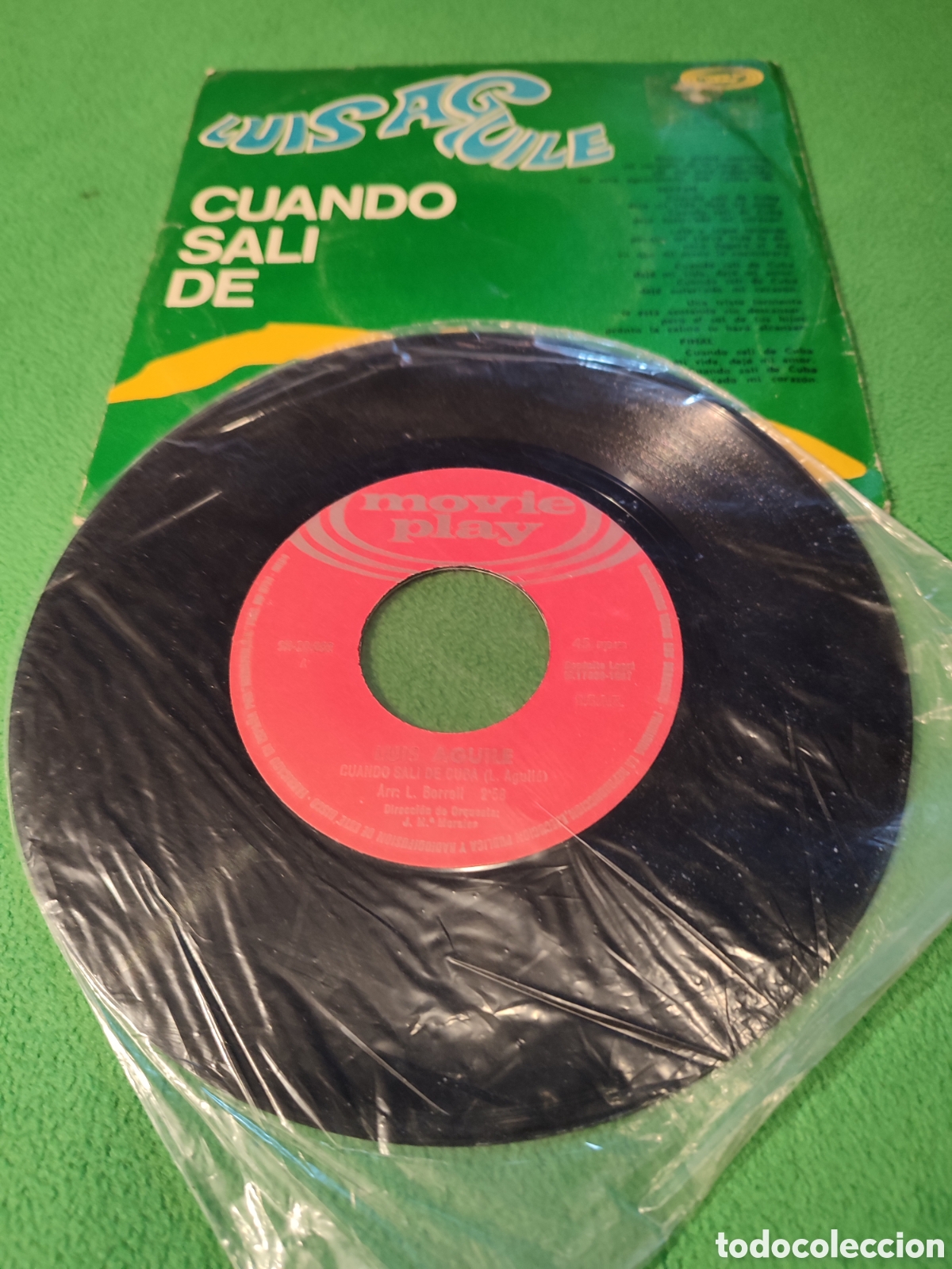 Discos de vinilo: Luis Aguil&eacute; - Cuando sal&iacute; de Cuba - Foto 2