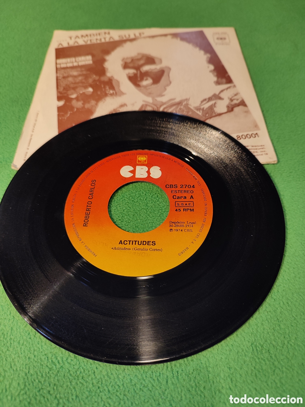 Discos de vinilo: Roberto Carlos - Actitudes - Foto 2