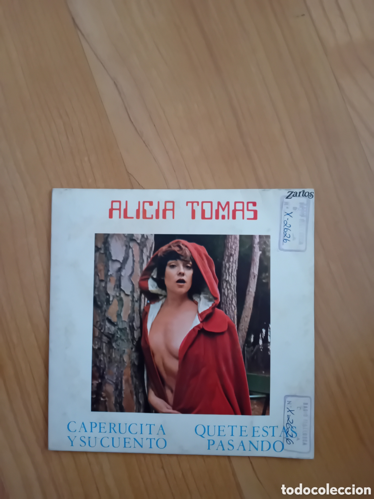 Discos de vinilo: ALICIA TOM&Aacute;S. CAPERUCITA Y SU CUENTO