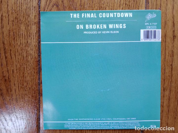 Discos de vinilo: Europe - the final countdown + on broken wings - Foto 2