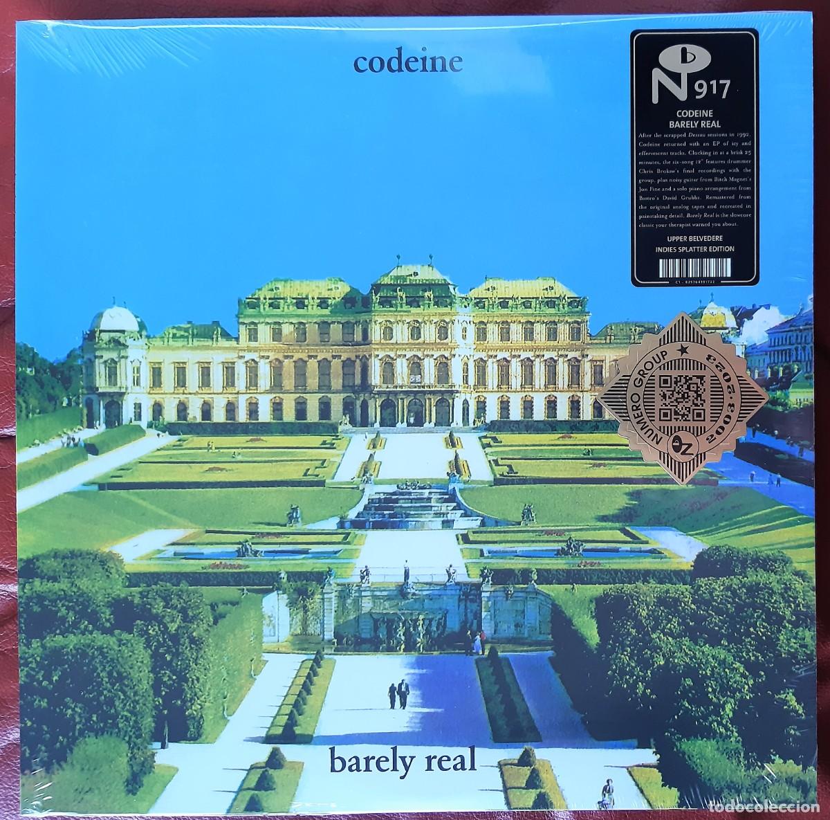 Discos de vinilo: CODEINE - BARELY REAL LP REEDICI&Oacute;N VINILO COLOR - Foto 1