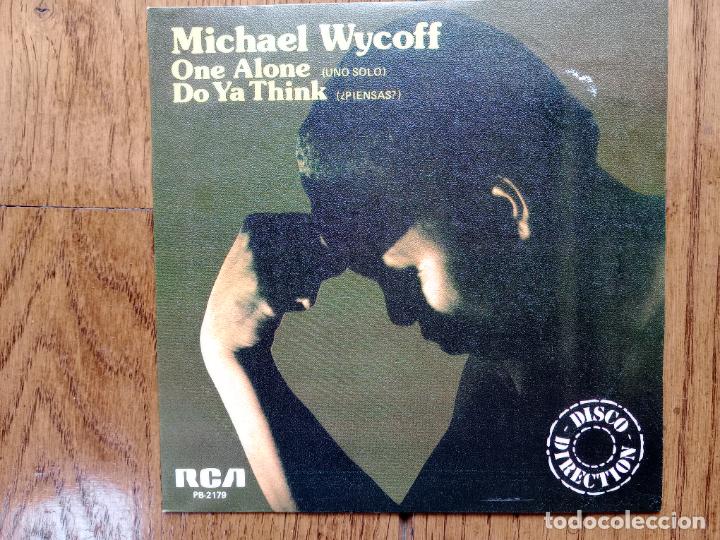 Discos de vinilo: Michael Wycoff - one alone + do ya think - Foto 1