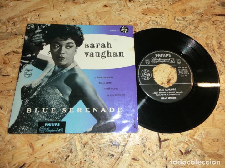 Discos de vinilo: Sarah Vaughan &ndash; Blue Serenade +3 - Foto 1