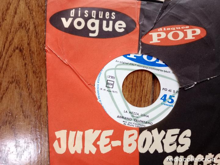 Discos de vinilo: Adriano Celentano - la mezza luna + si e spento il sole - Foto 2
