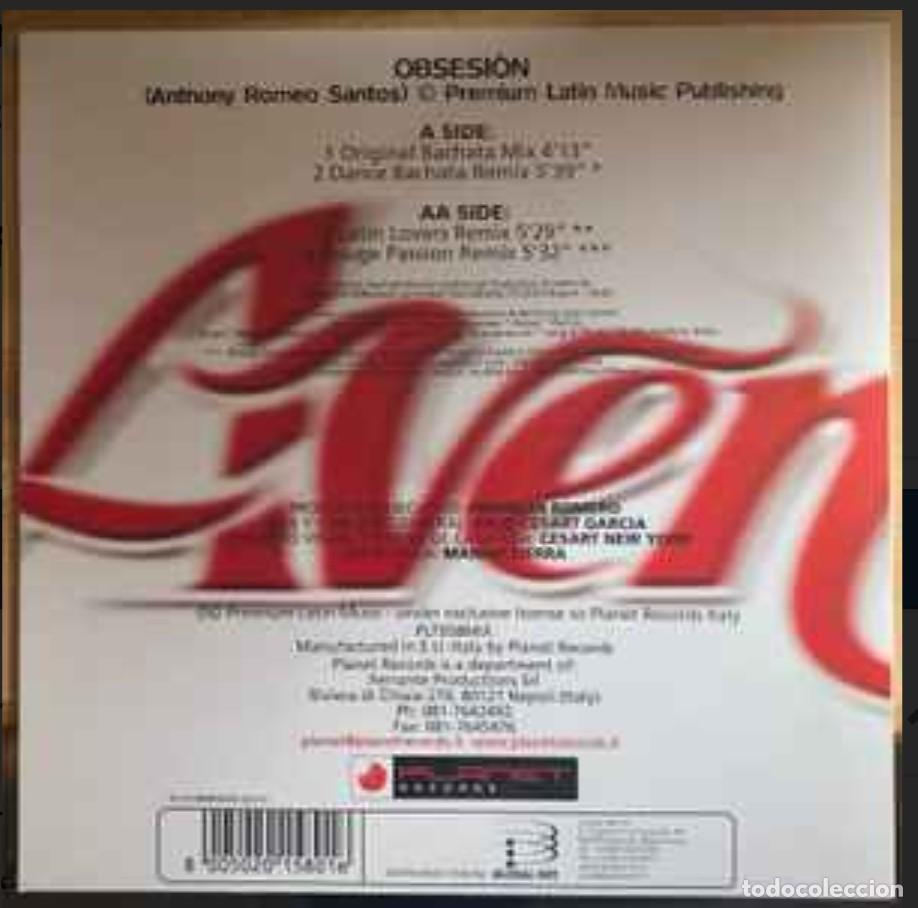 Discos de vinilo: Aventura - Obsesion - Foto 2