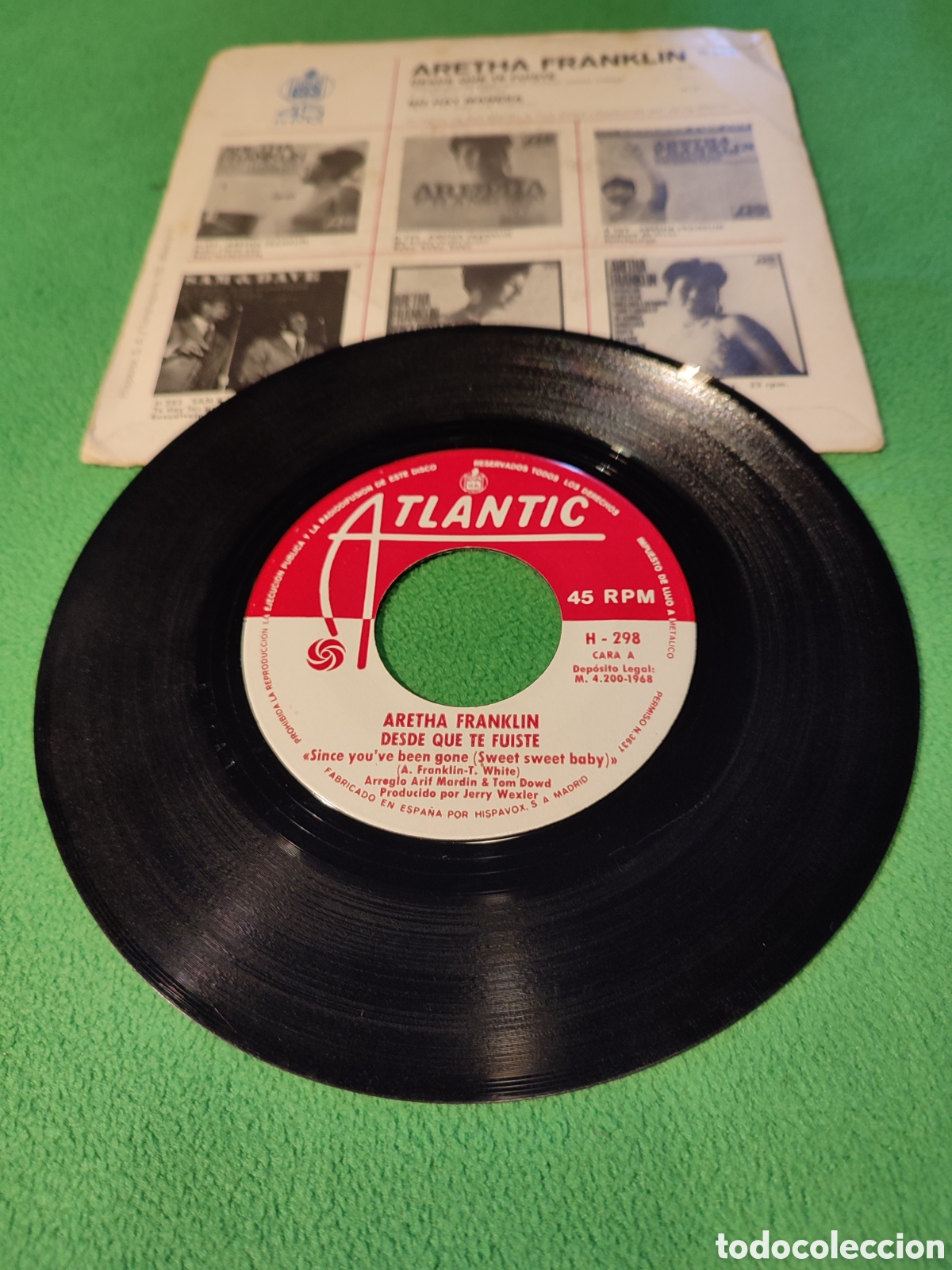 Discos de vinilo: Aretha Franklin - Desde que te fuiste - Foto 2
