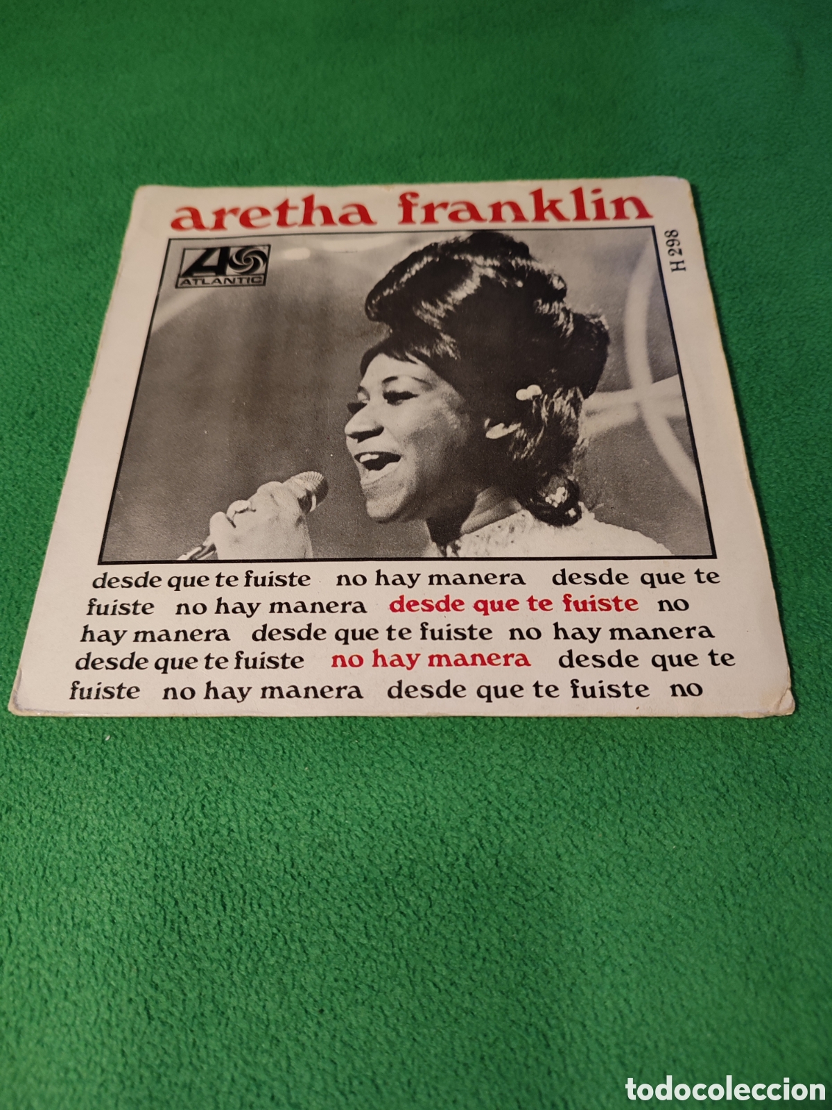 Discos de vinilo: Aretha Franklin - Desde que te fuiste - Foto 1
