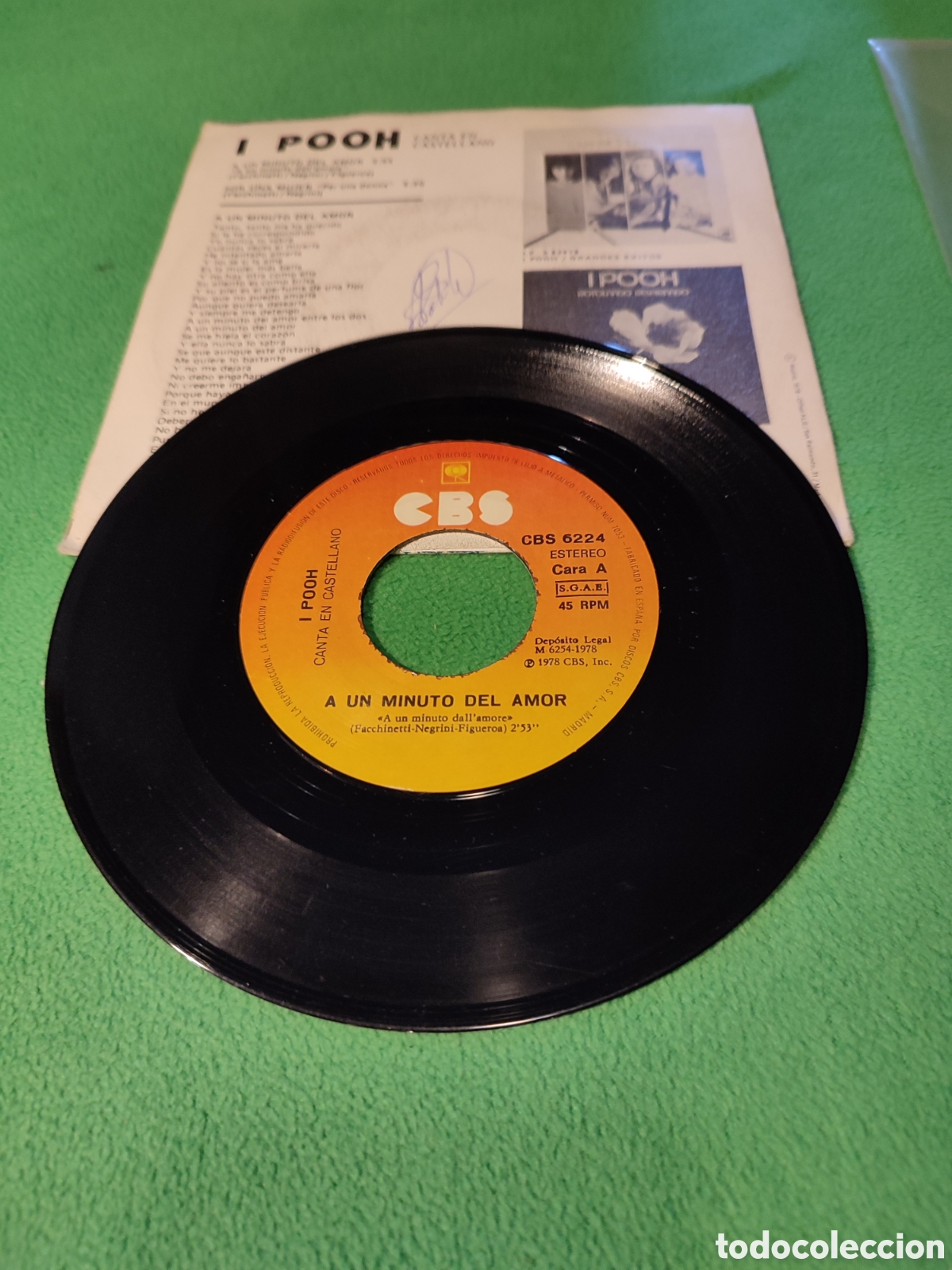 Discos de vinilo: I Pooh - A un minuto del amor - Foto 2