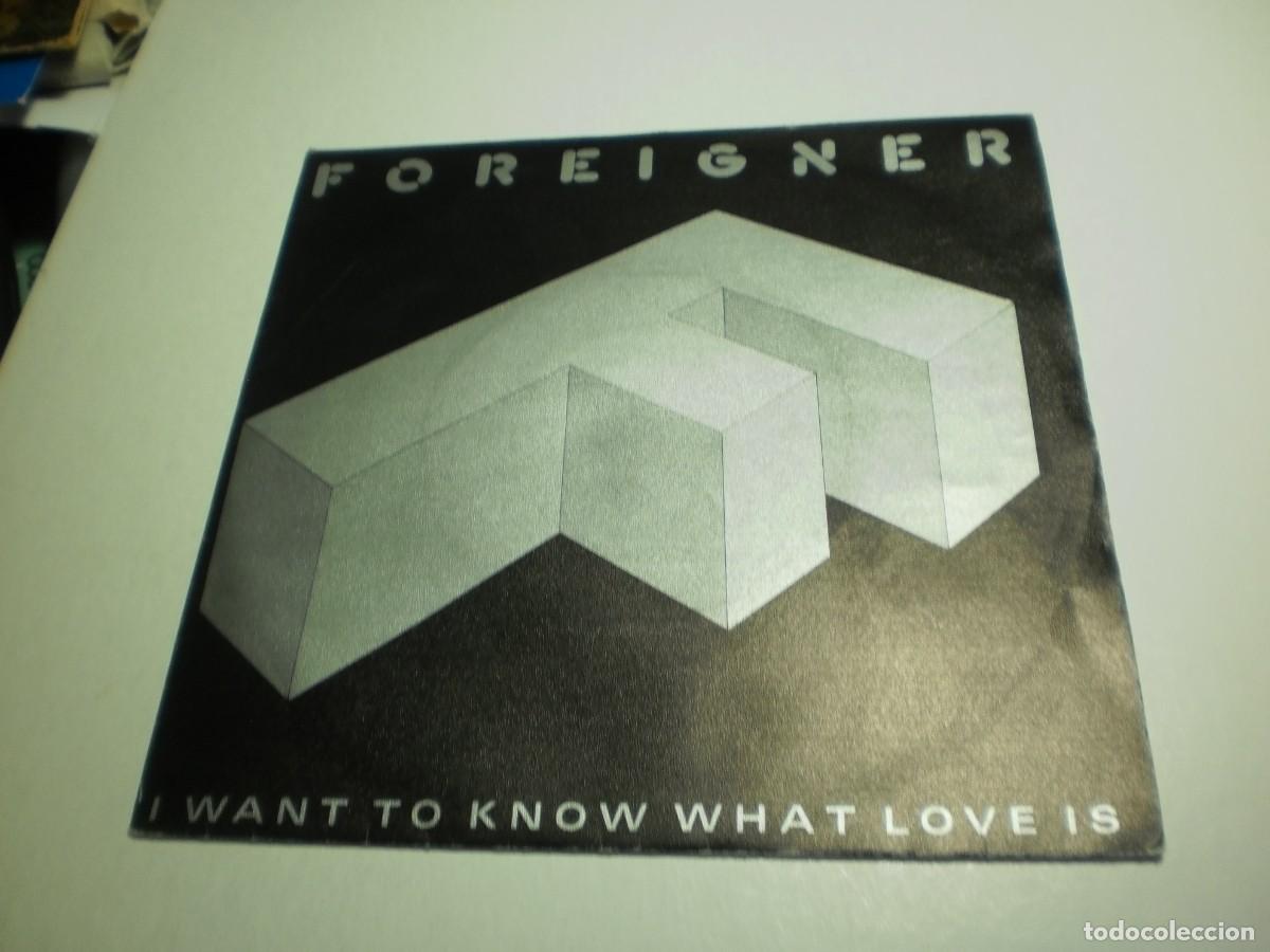 Discos de vinil: single foreigneri want to know what love is. street thunder. atlantic 1984 spain (buen estado)