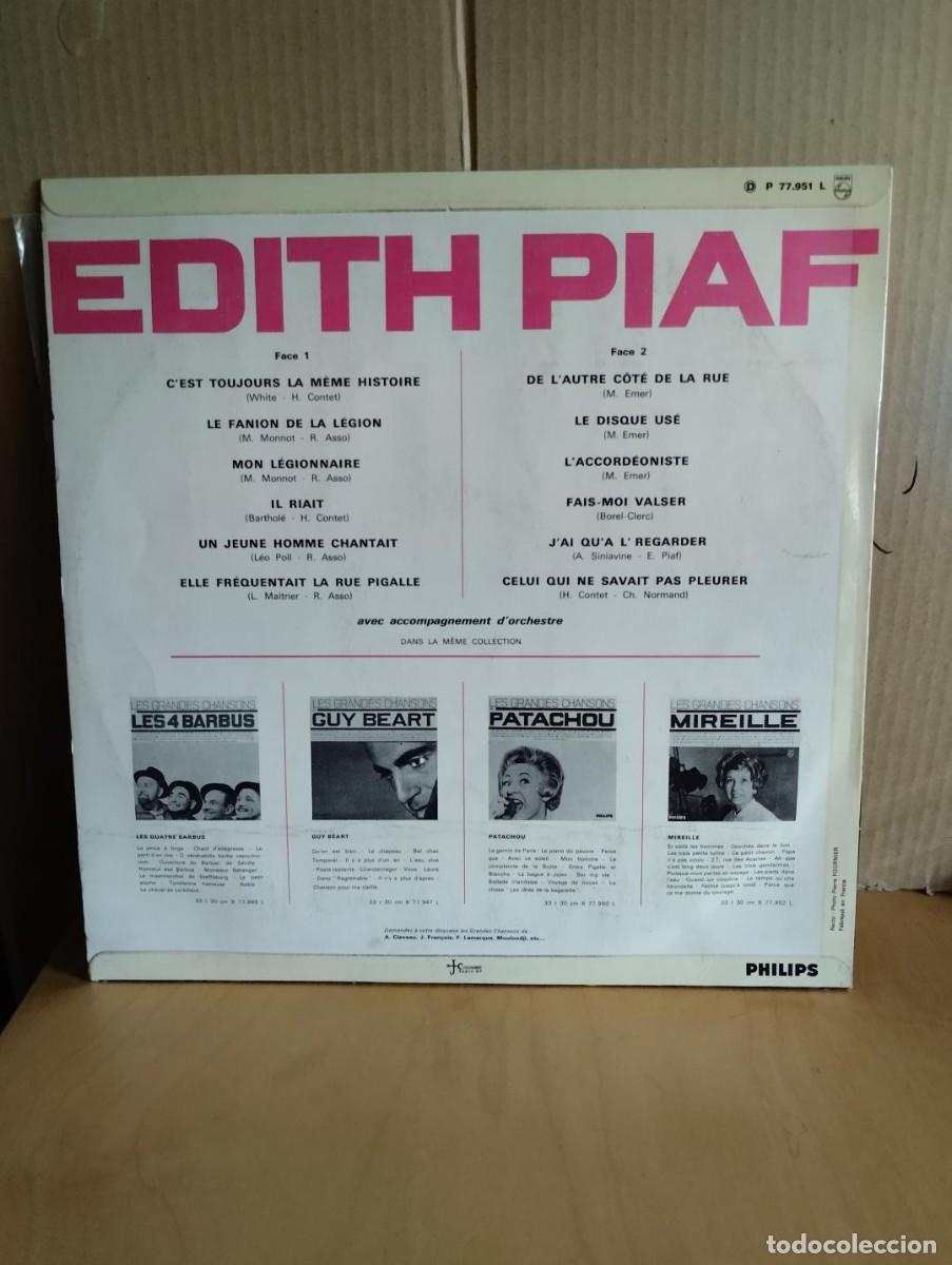 Discos de vinilo: EDITH PIAF --- LES GRANDES CHANSONS - Foto 2