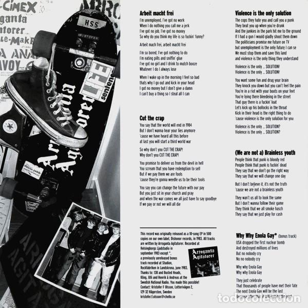 Discos de vinilo: Arroganta Agitatorer &ndash; Arrogans EP - Foto 4