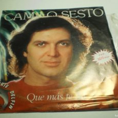 Discos de vinilo: SINGLE CAMILO SESTO. QUE MÁS TE DA. NUNCA MÁS. ARIOLA 1982 SPAIN (BUEN ESTADO)