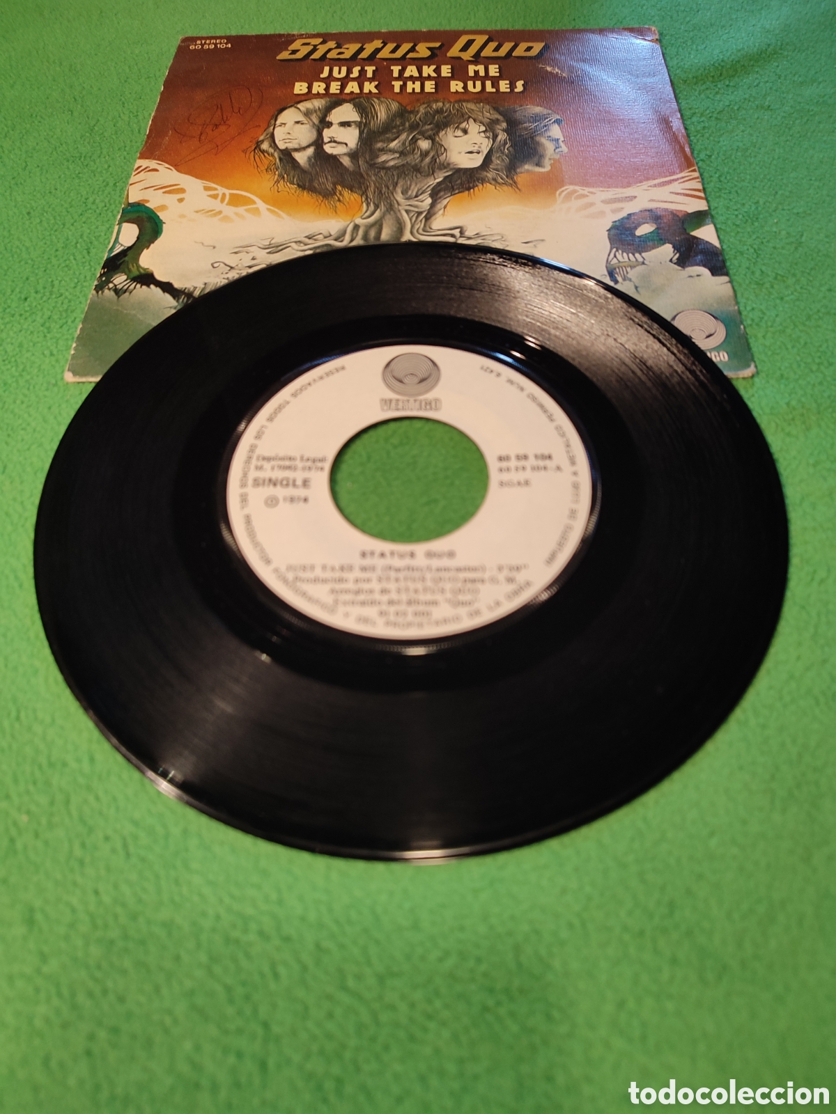 Discos de vinilo: Status Quo - Just Take me - Foto 2