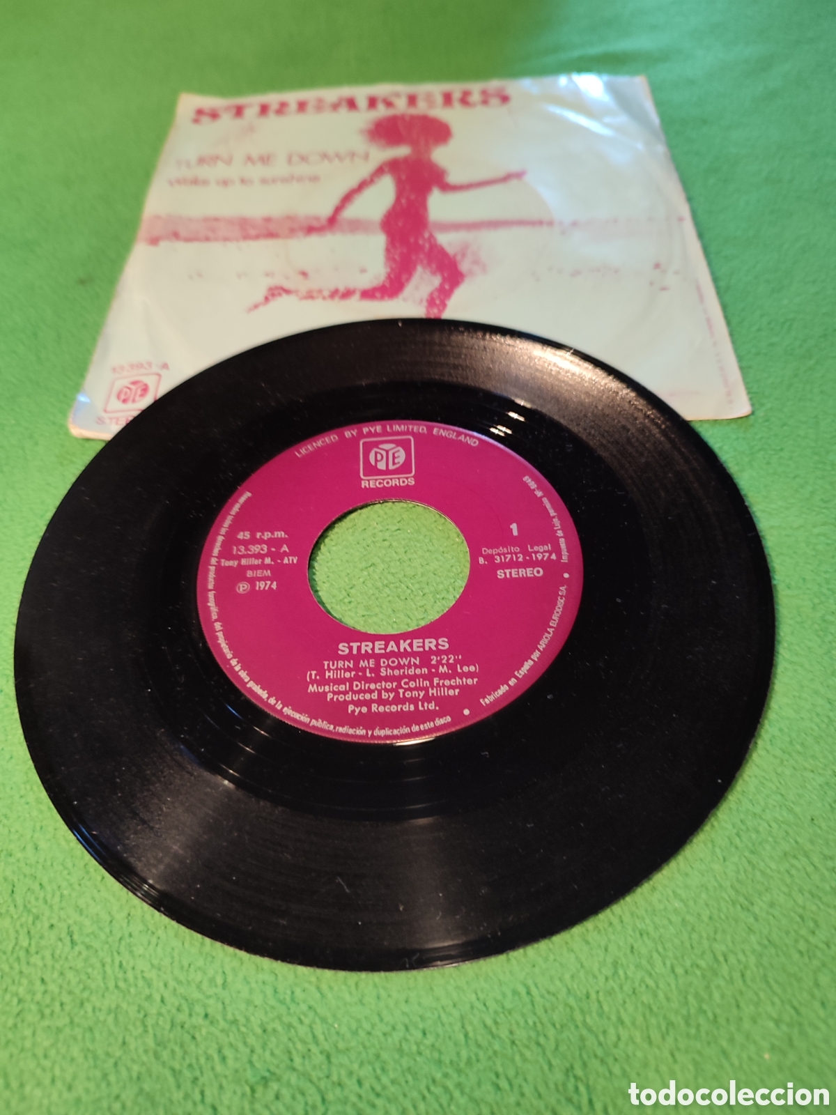 Discos de vinilo: Streakers - Turn me down - Foto 2
