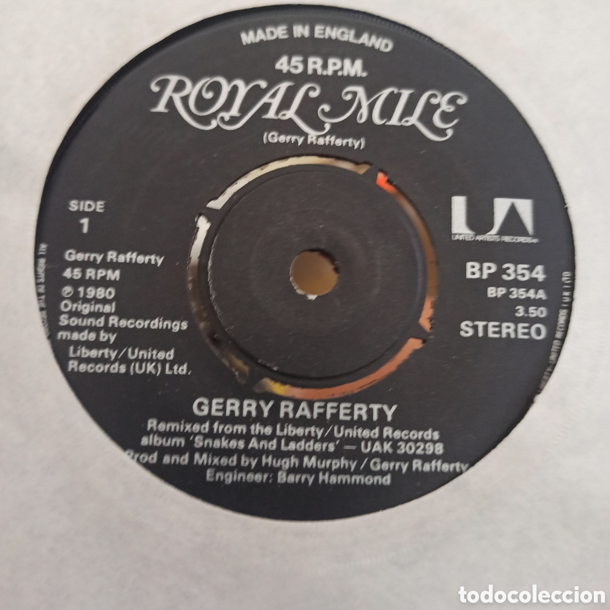 Discos de vinilo: Gerry Rafferty &ndash; Royal Mile - Foto 1