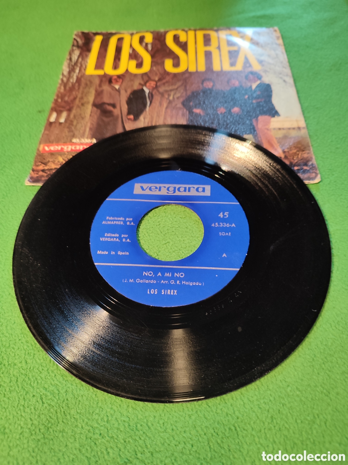 Discos de vinilo: Los Sirex - No, a mi no - Foto 2