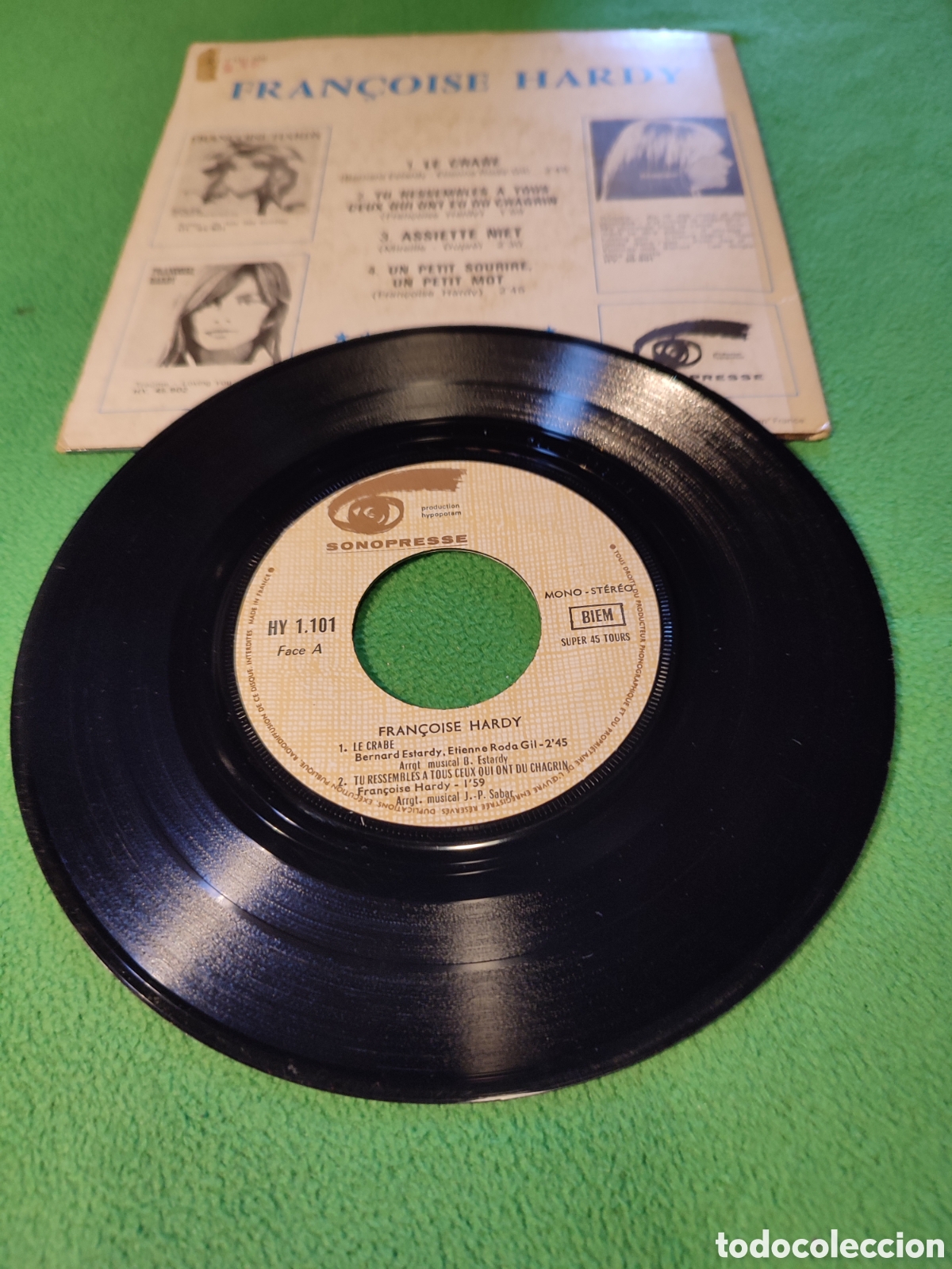 Discos de vinilo: Francoise Hardy - La Crabe +3 - Foto 2