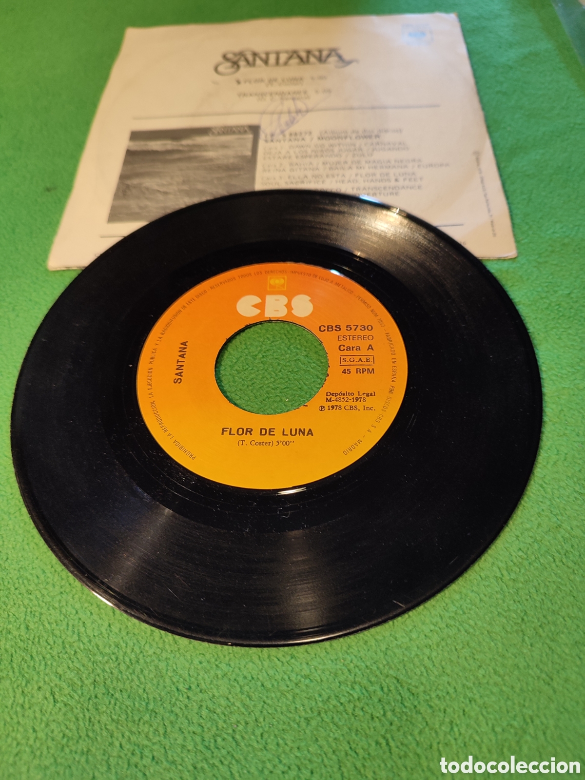 Discos de vinilo: Santana - Flor de luna - Foto 2