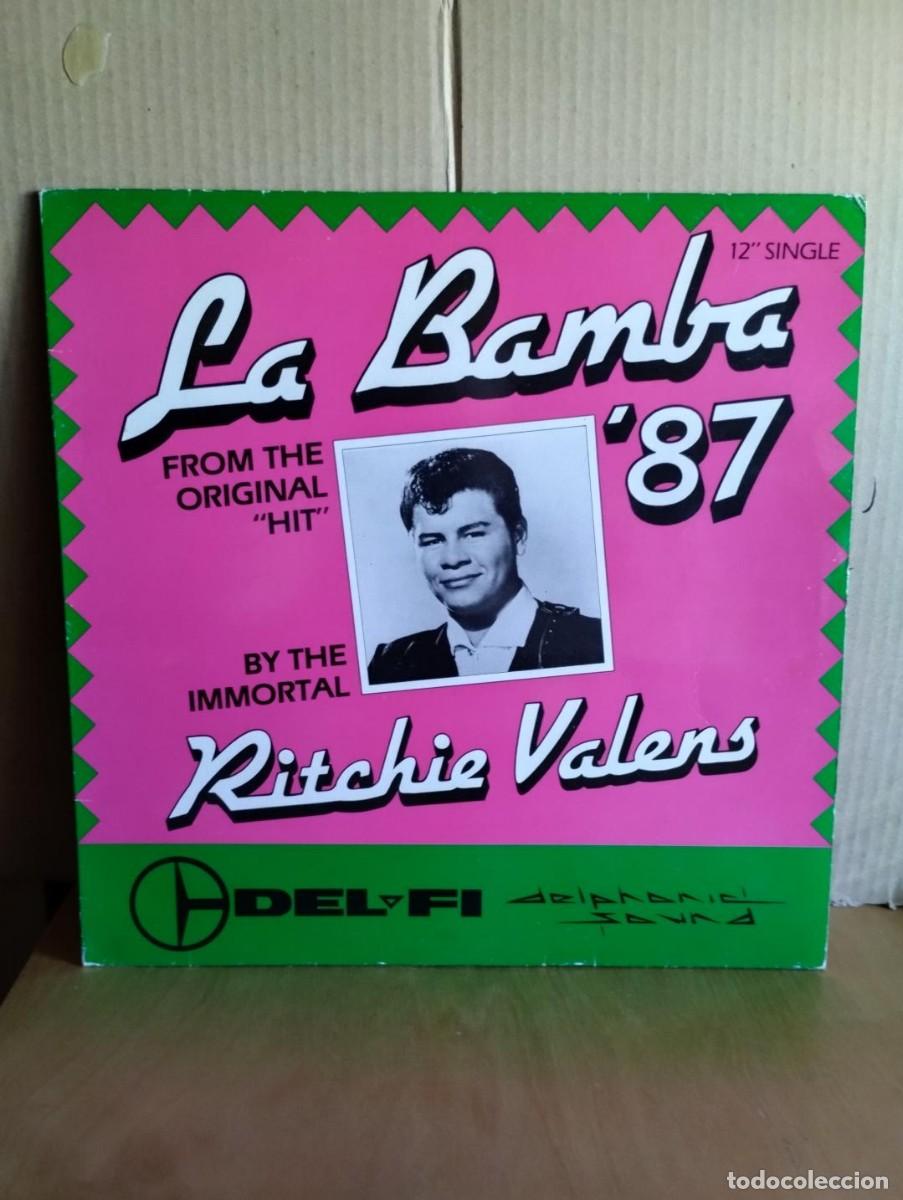 Discos de vinilo: RICHIE VALENS --- LA BAMBA &acute;87 - MAXI - Foto 1