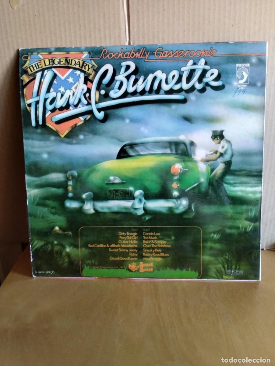 Discos de vinilo: HANK C. BURNETTE ---- ROCKABILLY GASSEROONIE - Foto 2