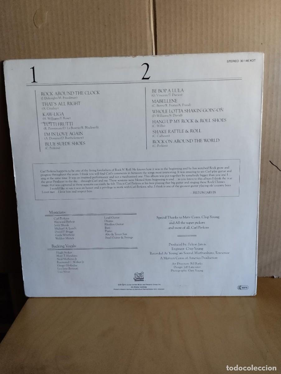 Discos de vinilo: CARL PERKINS ---- OL&acute;BLUE SUEDE&acute;S BACK - Foto 2
