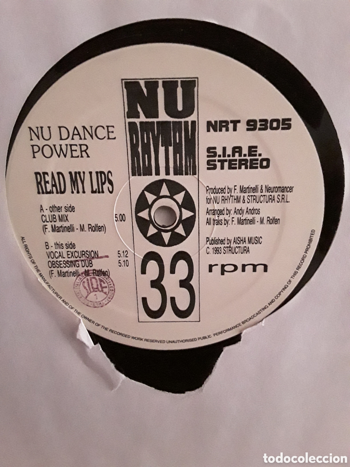 Discos de vinilo: PKO / Nu Dance Power &lrm;&ndash; Read My Lips - Foto 2