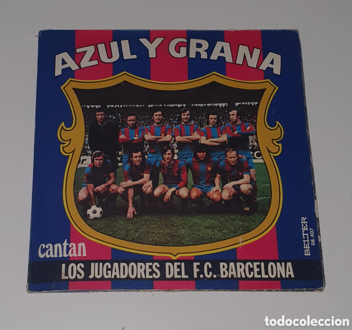 Discos de vinilo: BAR&Ccedil;A / VINILO 7&rdquo; 1974 / AZUL Y GRANA - Foto 1