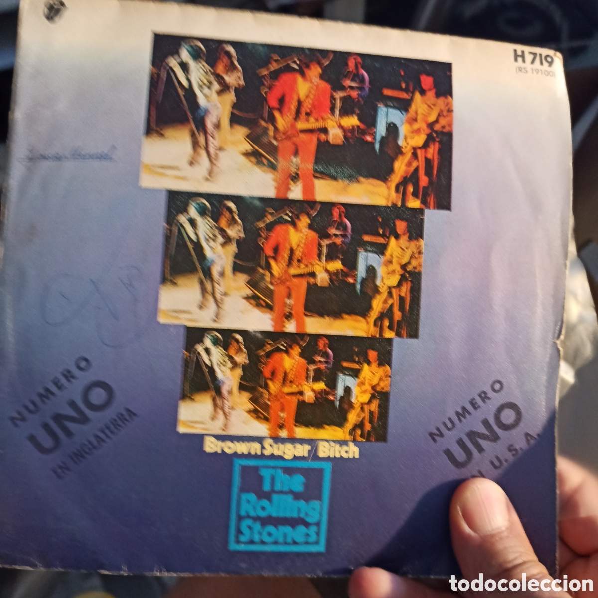Discos de vinilo: The Rolling Stones &ndash; Brown Sugar / Bitch - Foto 1