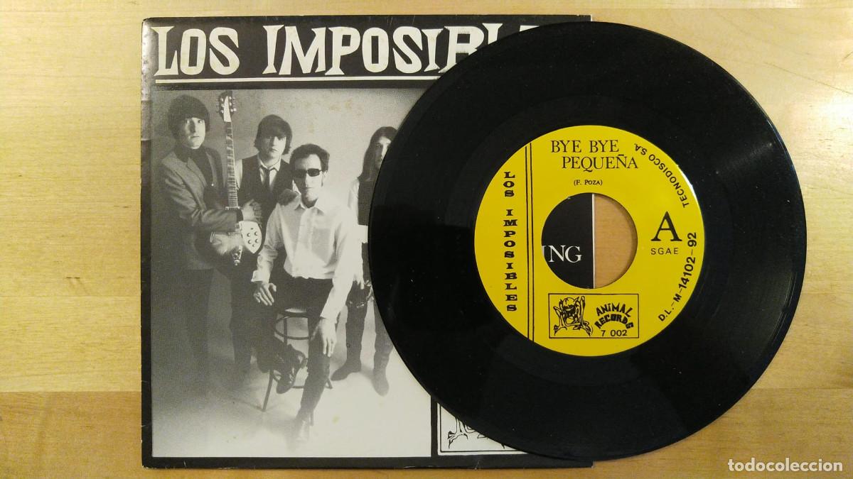 Discos de vinilo: Los Imposibles - Bye Bye Peque&ntilde;a - Foto 2