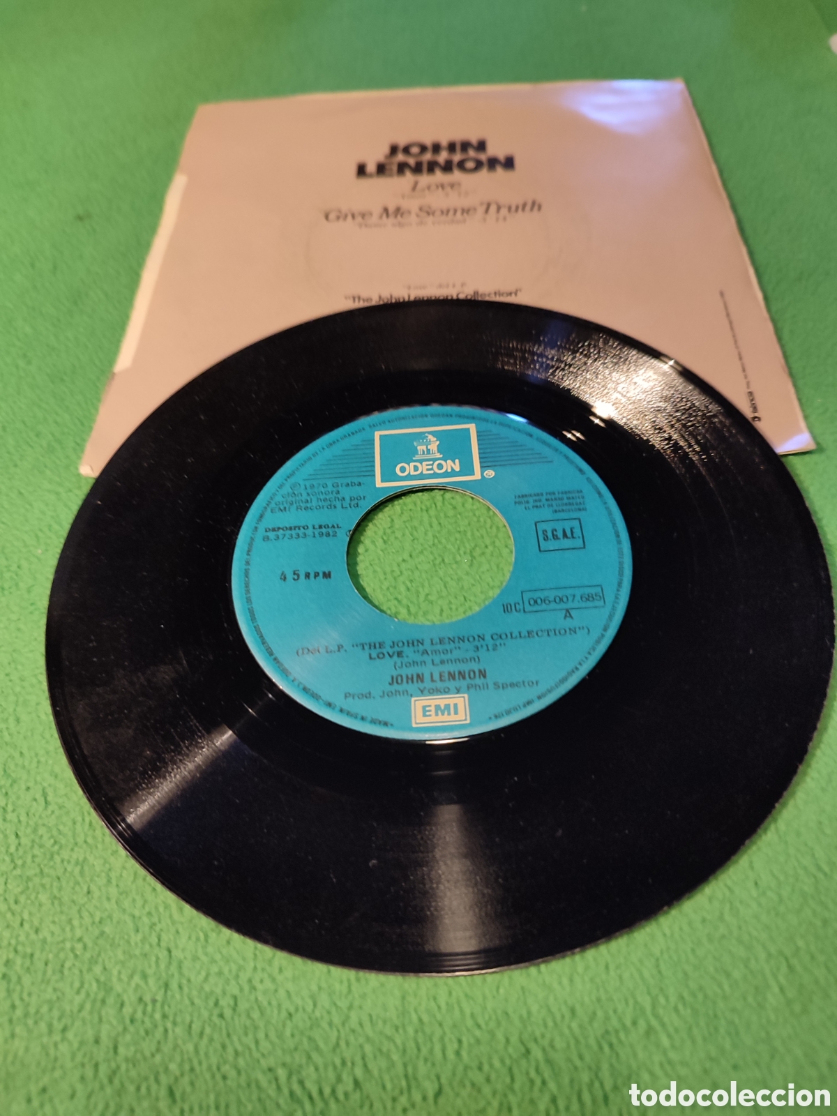 Discos de vinilo: John Lennon - Love single - Foto 2