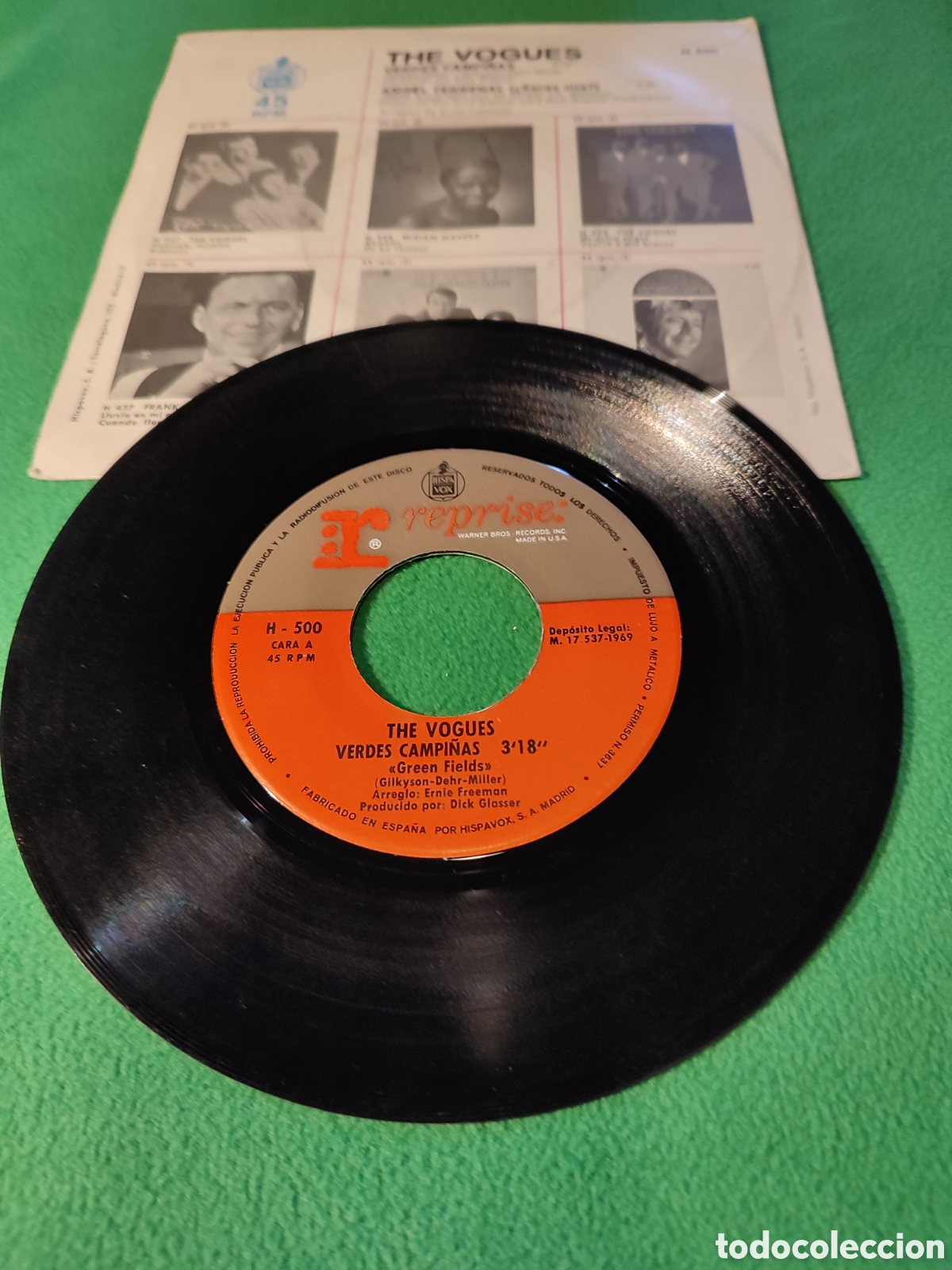 Discos de vinilo: The Vogues - Verdes campi&ntilde;as - Foto 2
