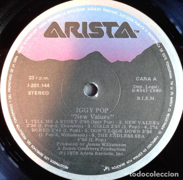 Discos de vinilo: IGGY POP NEW VALUES - Foto 4
