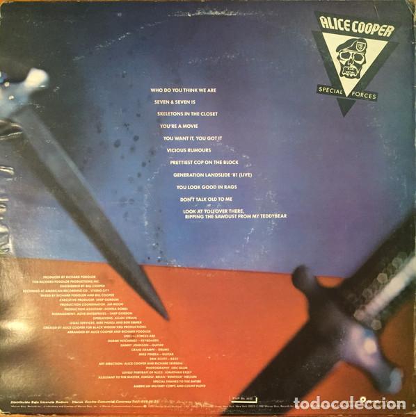 Discos de vinilo: Alice Cooper &ndash; Special Forces - Foto 2
