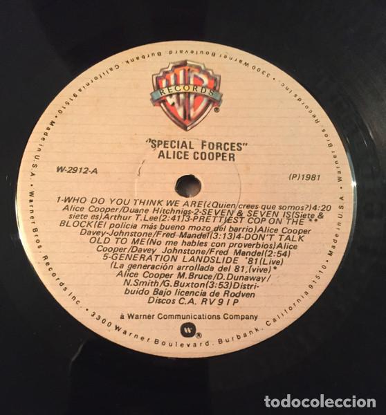 Discos de vinilo: Alice Cooper &ndash; Special Forces - Foto 3