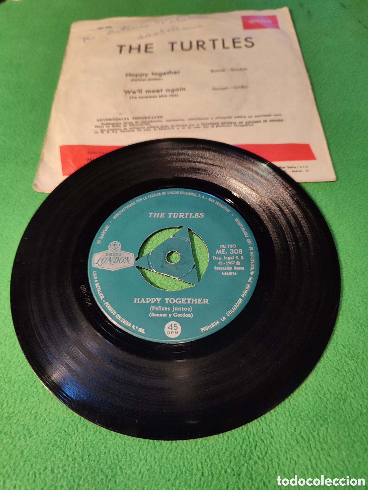 Discos de vinilo: The Turtles - Happy together - Foto 2