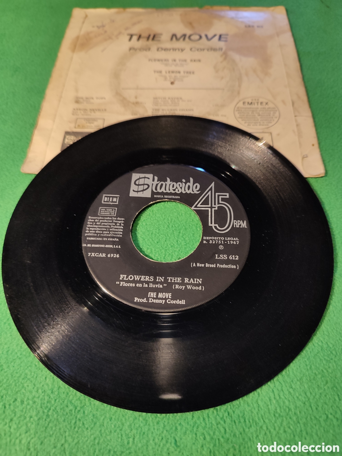 Discos de vinilo: The Move - Flowers in the rain - Foto 2