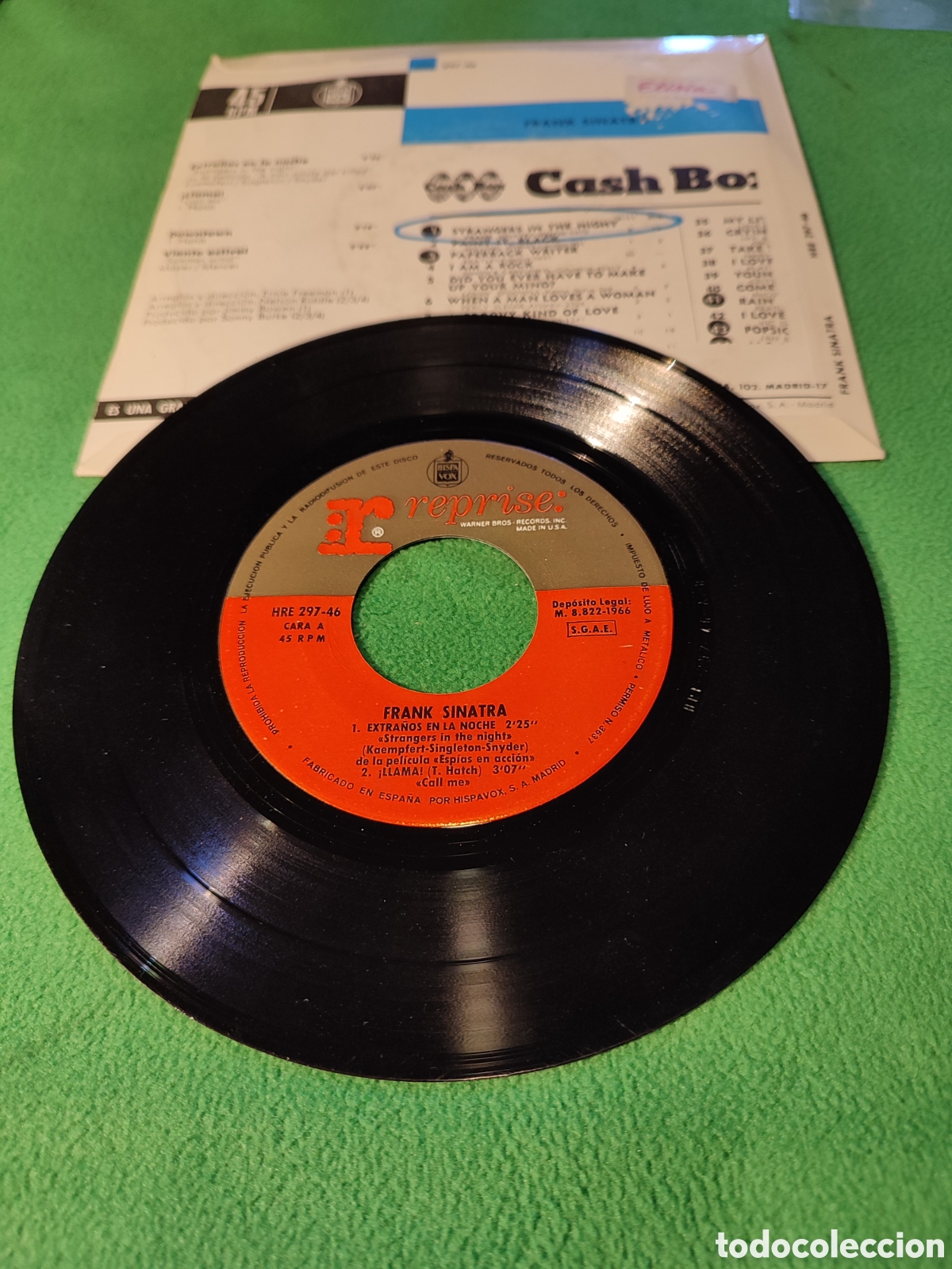 Discos de vinilo: Frank Sinatra - Extra&ntilde;os en la noche+ 3 - Foto 2