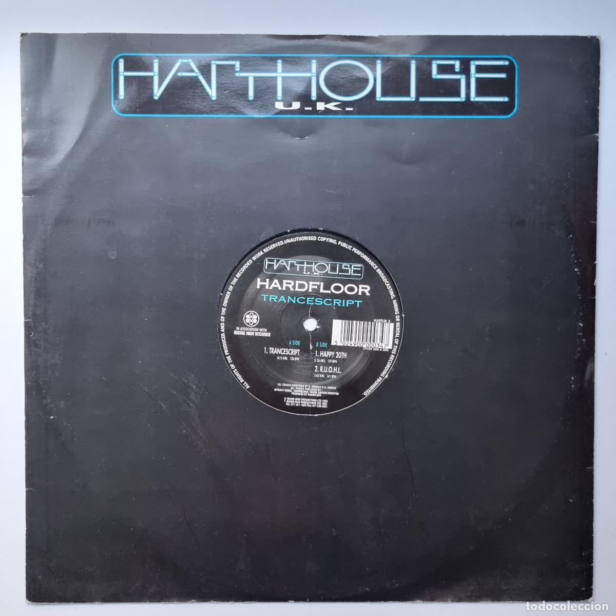 Discos de vinilo: Hardfloor - Trancescript. VINILO, 12&rdquo;. 1993. TECHNO. HARTHOUSE - Foto 2