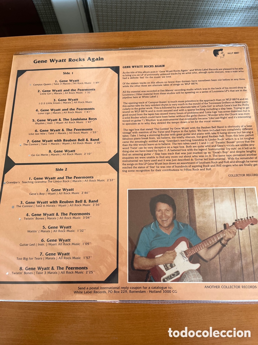 Discos de vinilo: Gene Wyatt - Rocks Again - Foto 2