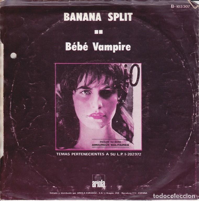 Discos de vinilo: Lio &ndash; Banana Split; B&eacute;b&eacute; vampire &ndash; ARIOLA 103 307 &ndash; 1980 - Foto 2