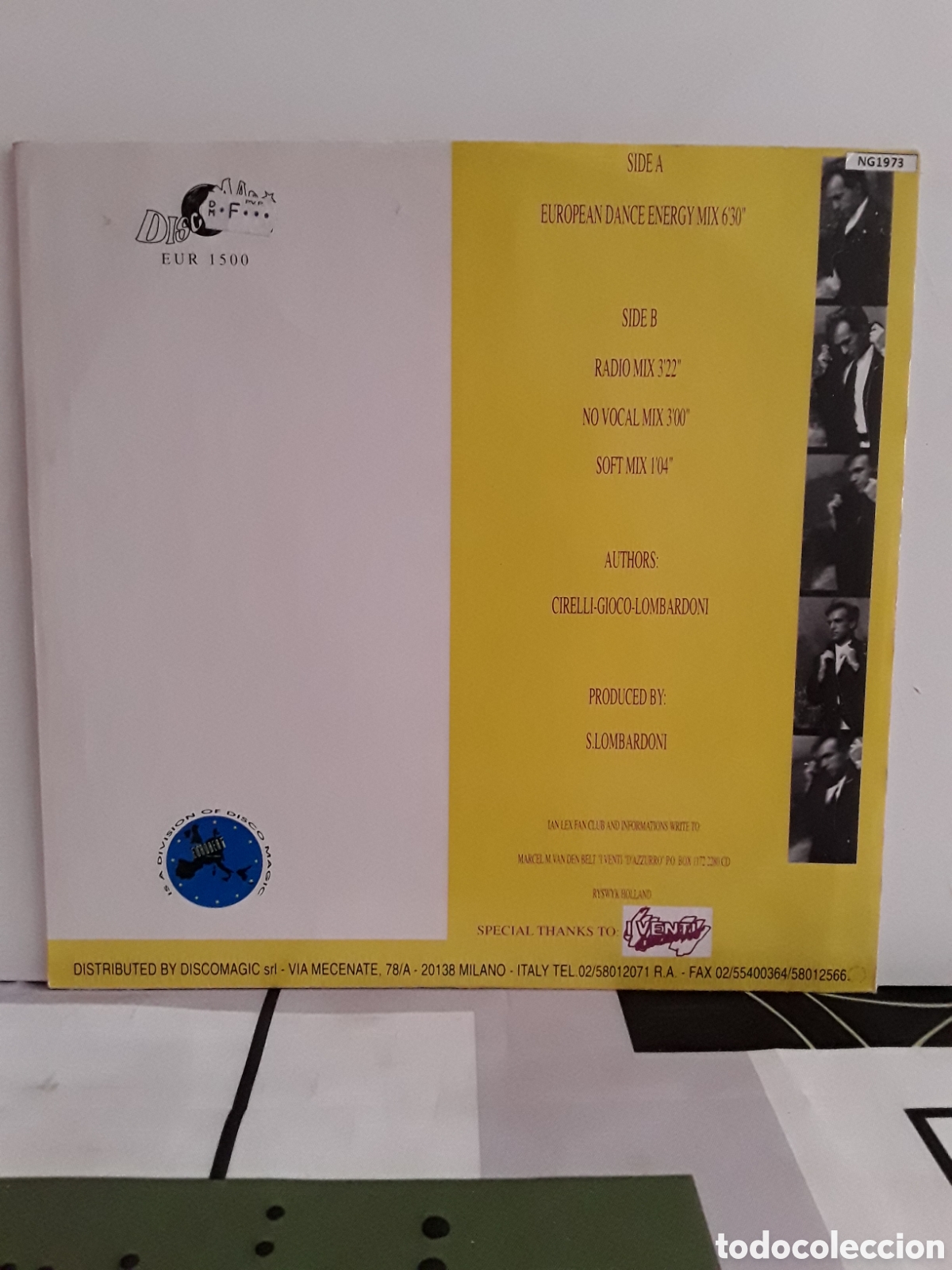 Discos de vinilo: Ian Lex &lrm;&ndash; Just Over The Time - Foto 2
