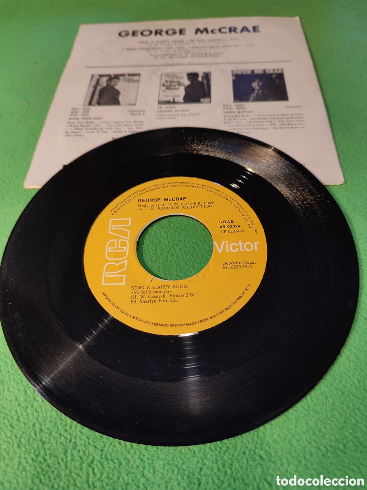 Discos de vinilo: George McCrae - Sing a Happy song - Foto 2