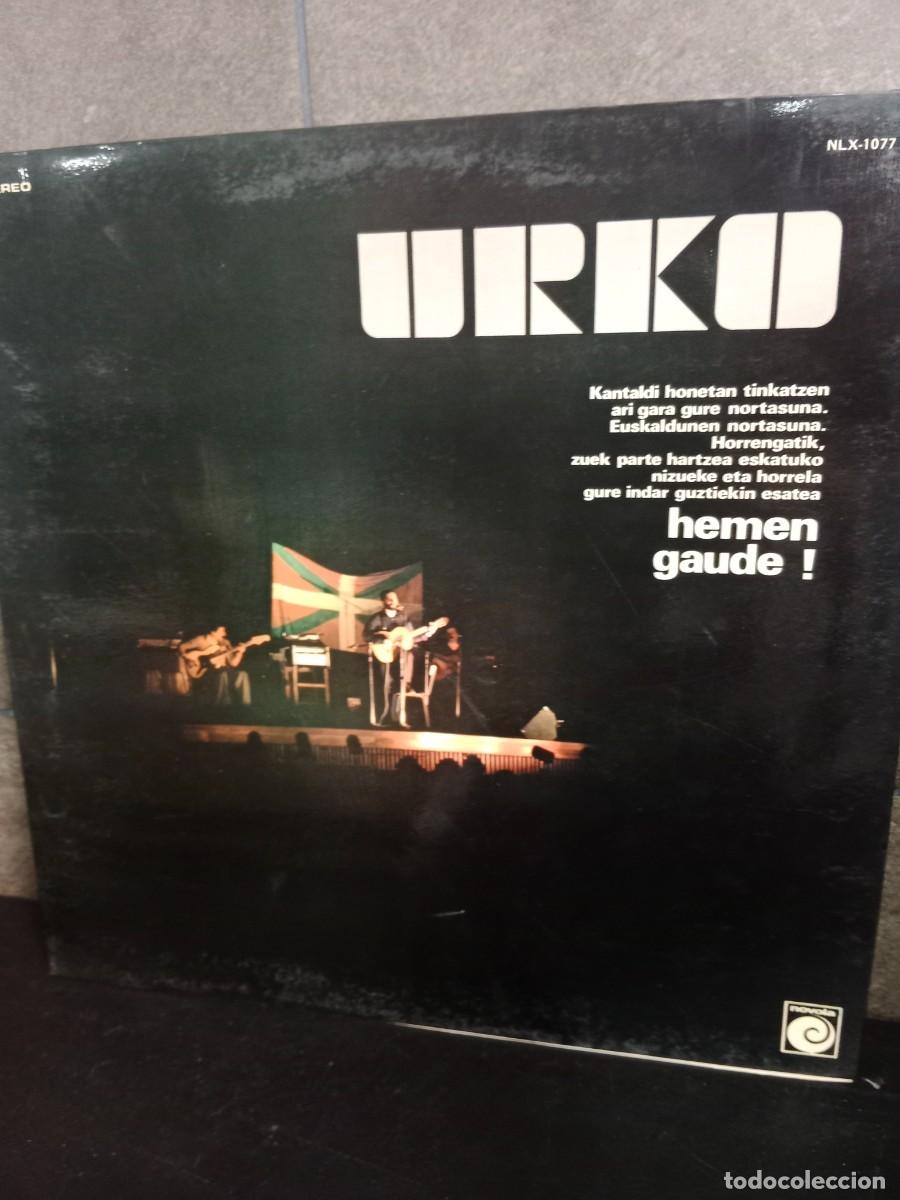 Discos de vinilo: URKO. HEMEN GAUDE. LP VINILO. - Foto 1