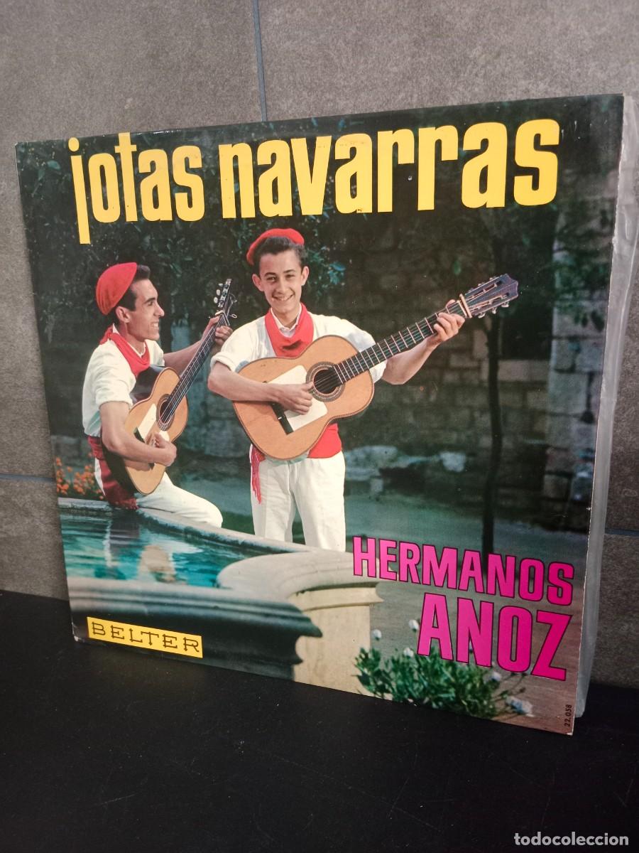 Discos de vinilo: JOTAS NAVARRAS. HERMANOS ANOZ. LP VINILO. - Foto 1