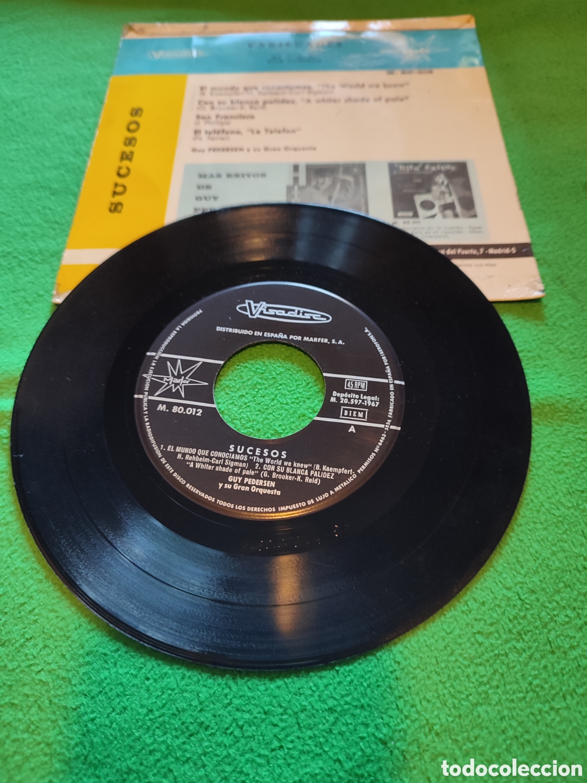 Discos de vinilo: Guy Pedersen - El mundo que conoc&iacute;amos+ 3 - Foto 2