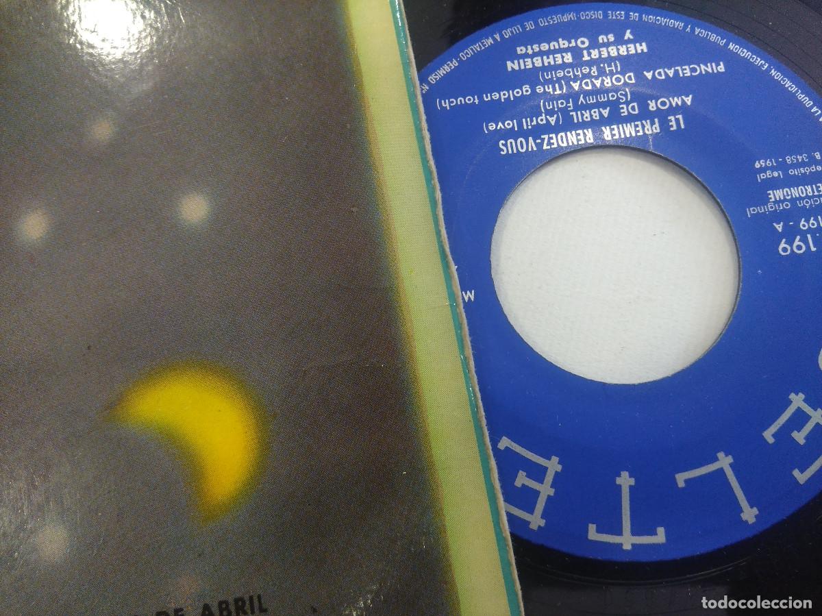 Discos de vinilo: LE PREMIER RENDEZ-VOUS/AMOR DE ABRIL/SINGLE. - Foto 2