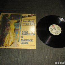 Discos de vinilo: ANNI ANDERSON & MAURICE DEAN - THE MUST OF THE 50´S - MAXI - SPAIN - ZAFIRO - PLS 106 - L -