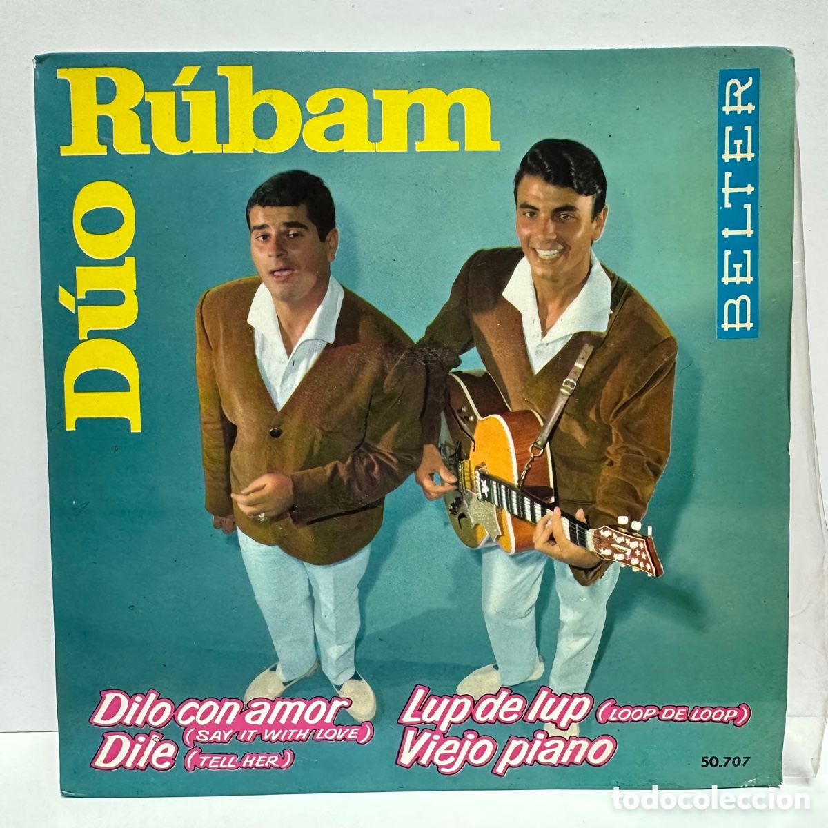 Discos de vinilo: D&uacute;o R&uacute;bam - Dilo Con Amor (7&rdquo;, EP) - Foto 1