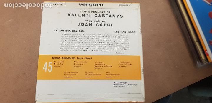 Discos de vinilo: JOAN CAPRI - Foto 2