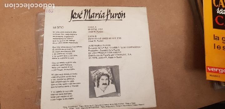 Discos de vinilo: JOSE MARIA PURON - Foto 2